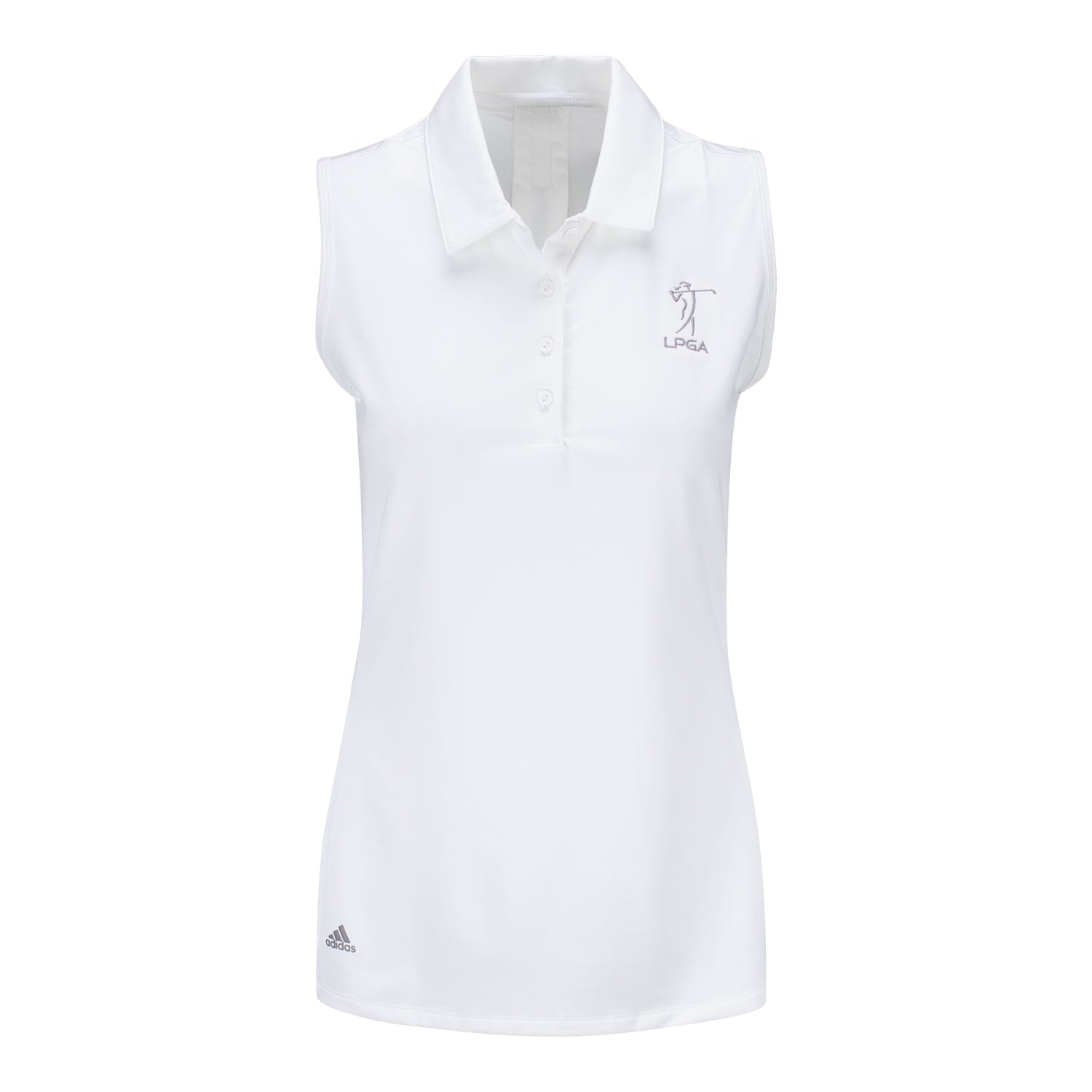 Adidas white golf shirt hotsell