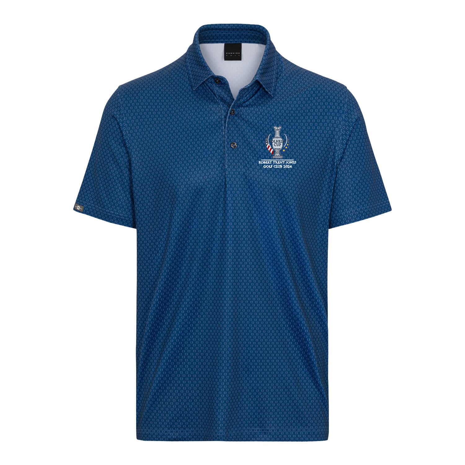 Dunning 2024 Solheim Cup Monogram Jersey Performance Polo In Liberty B ...