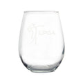 LPGA Stemless Wine Glass Set of 2