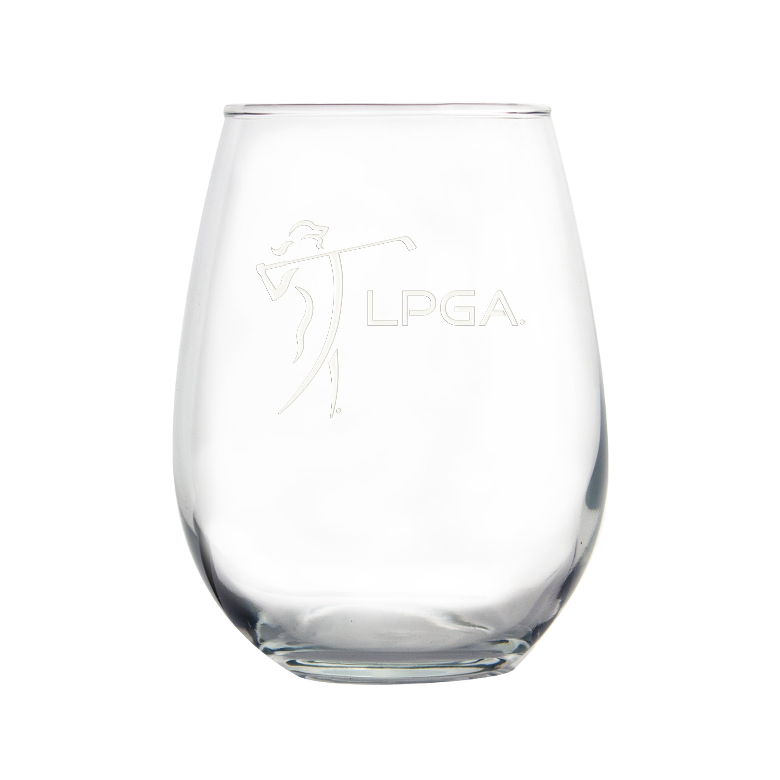 LPGA Stemless Wine Glass Set of 2