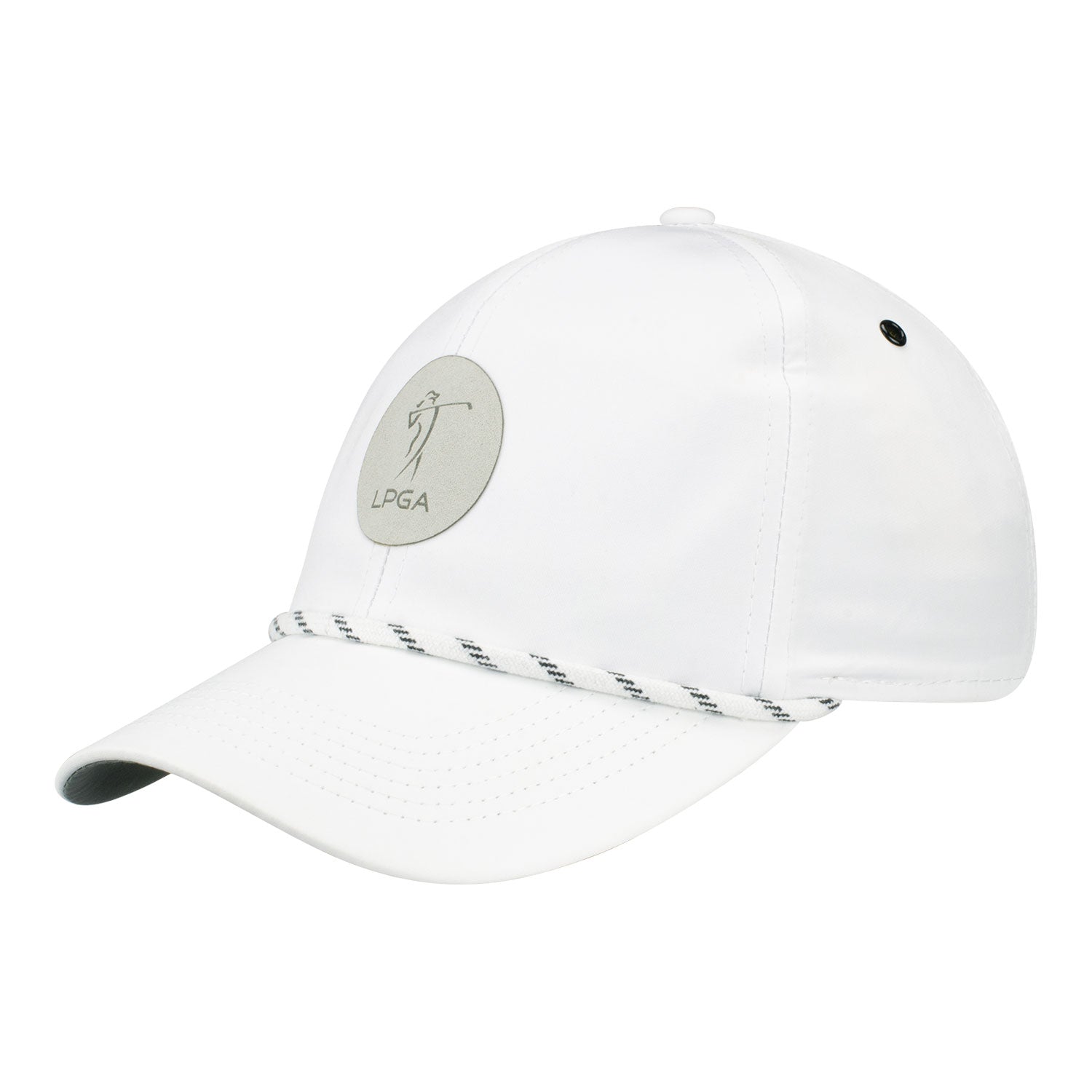 Imperial LPGA Rope Hat with Suede Patch in White – LPGA | Official Store