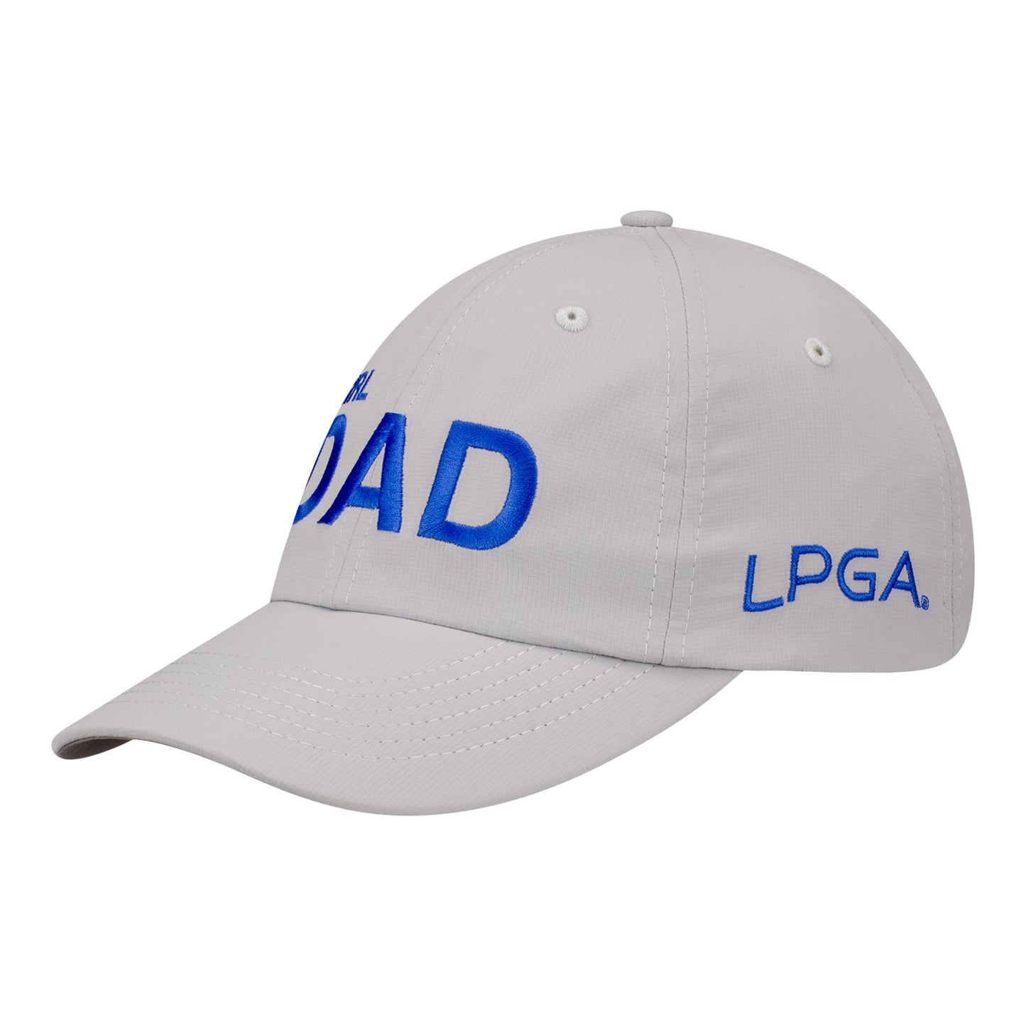 Imperial LPGA Girl Dad Hat in Fog - Angled Front Left View