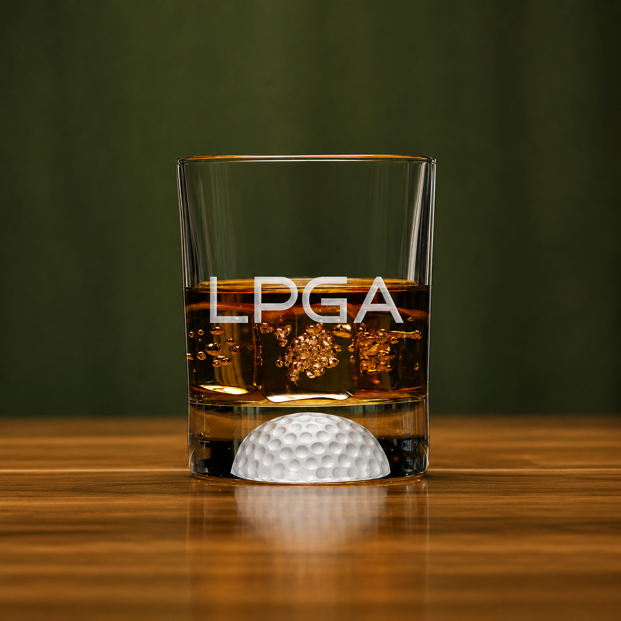 LPGA Old Fashion Glass Set of 2
