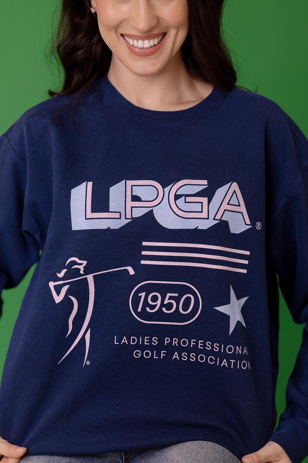 LPGA Retro Blue Crew