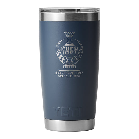 YETI® 2024 Solheim Cup 20oz Rambler Tumbler in Navy - Front View