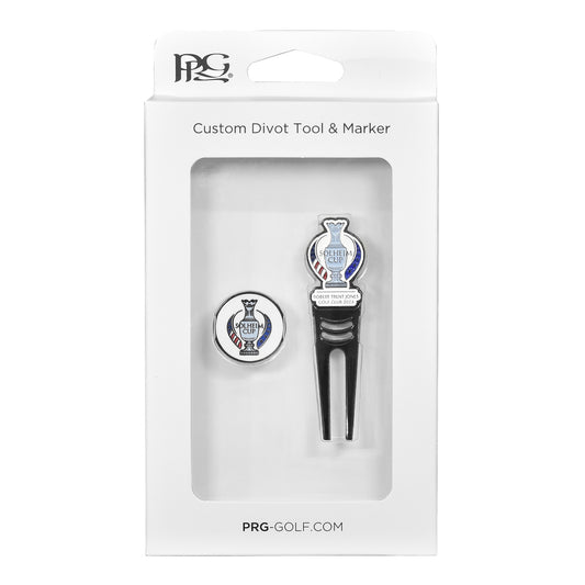 PRG Golf 2024 Solheim Cup Divot Tool Set - Packaged Front View