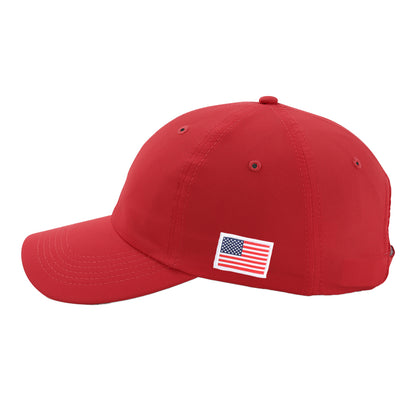 Imperial 2024 Solheim Cup Ladies Team USA Performance Hat in Red - Left Side View