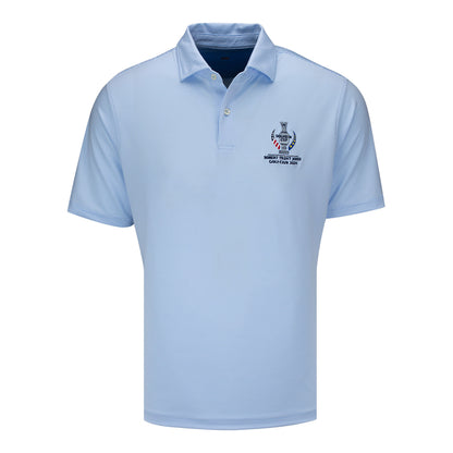 Fairway & Greene 2024 Solheim Cup Mini Stripe Polo in Bluff - Front View