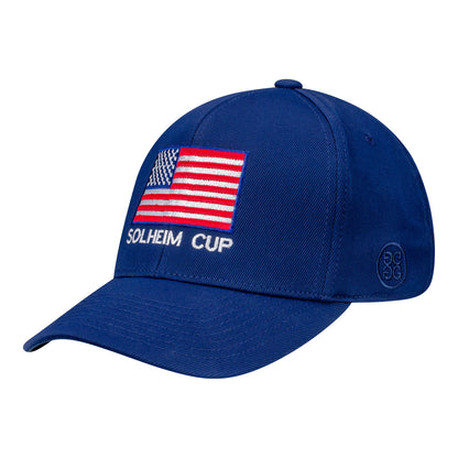 G/Fore 2024 Solheim Cup Flag Hat in Navy - Angled Left Side View