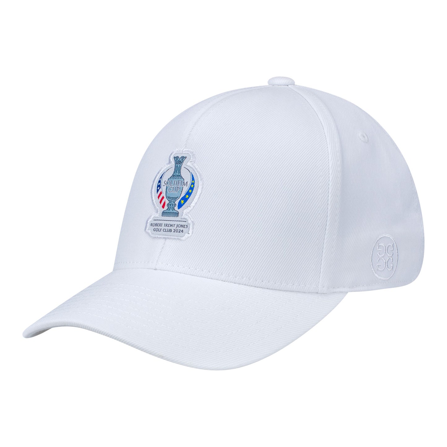 G/Fore 2024 Solheim Cup Event Hat in White - Angled Left Side View