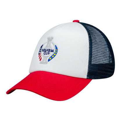 Imperial 2024 Solheim Cup Event Trucker Hat in White - Angled Front Left View