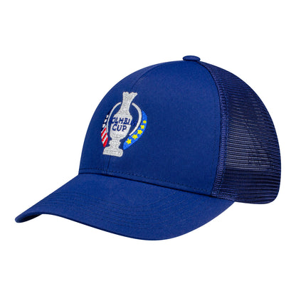 Imperial 2024 Solheim Cup Event Meshback Hat in Dark Blue - Angled Front Left View