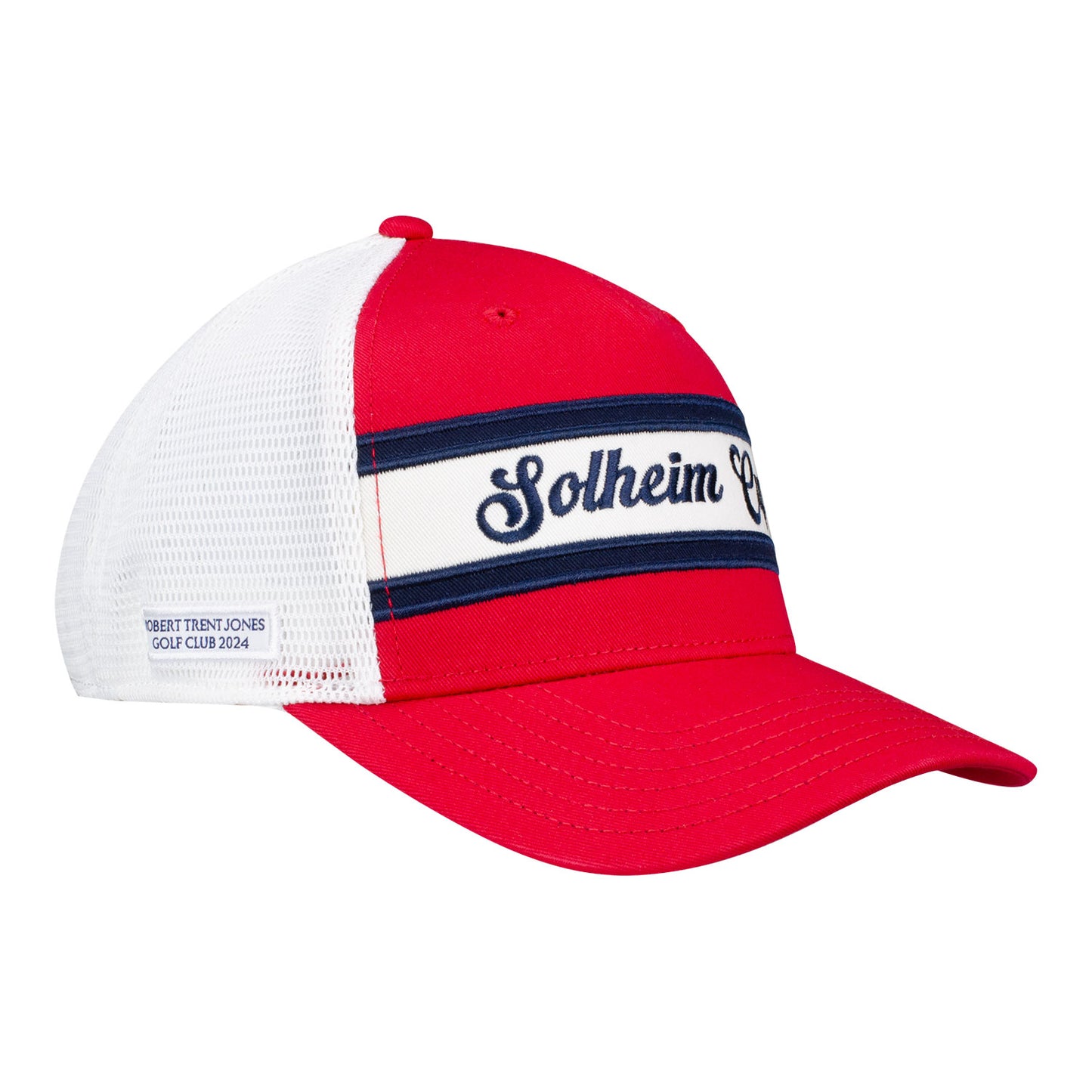 Ahead 2024 Solheim Cup Wave Rider Hat in Red - Angled Front Left View