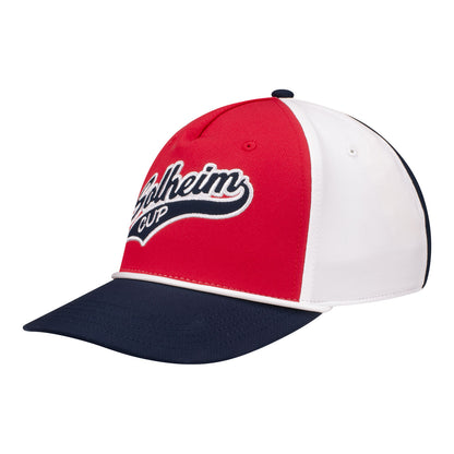 Ahead 2024 Solheim Cup Aerosphere Tech Hat in Red - Angled Left Side View