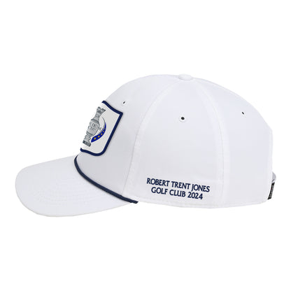 Imperial 2024 Solheim Cup Wingman Rope Hat in White and Navy - Left Side View