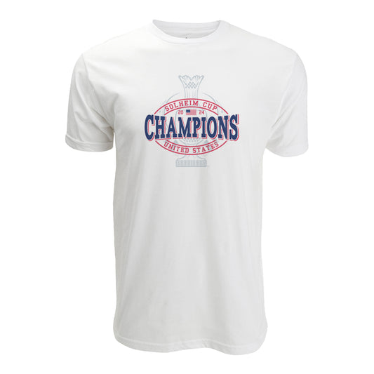 Imperial 2024 Solheim Cup Champions T-Shirt in White - Front View