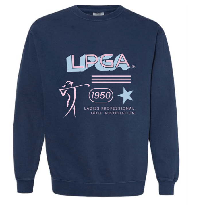 LPGA Retro Blue Crew