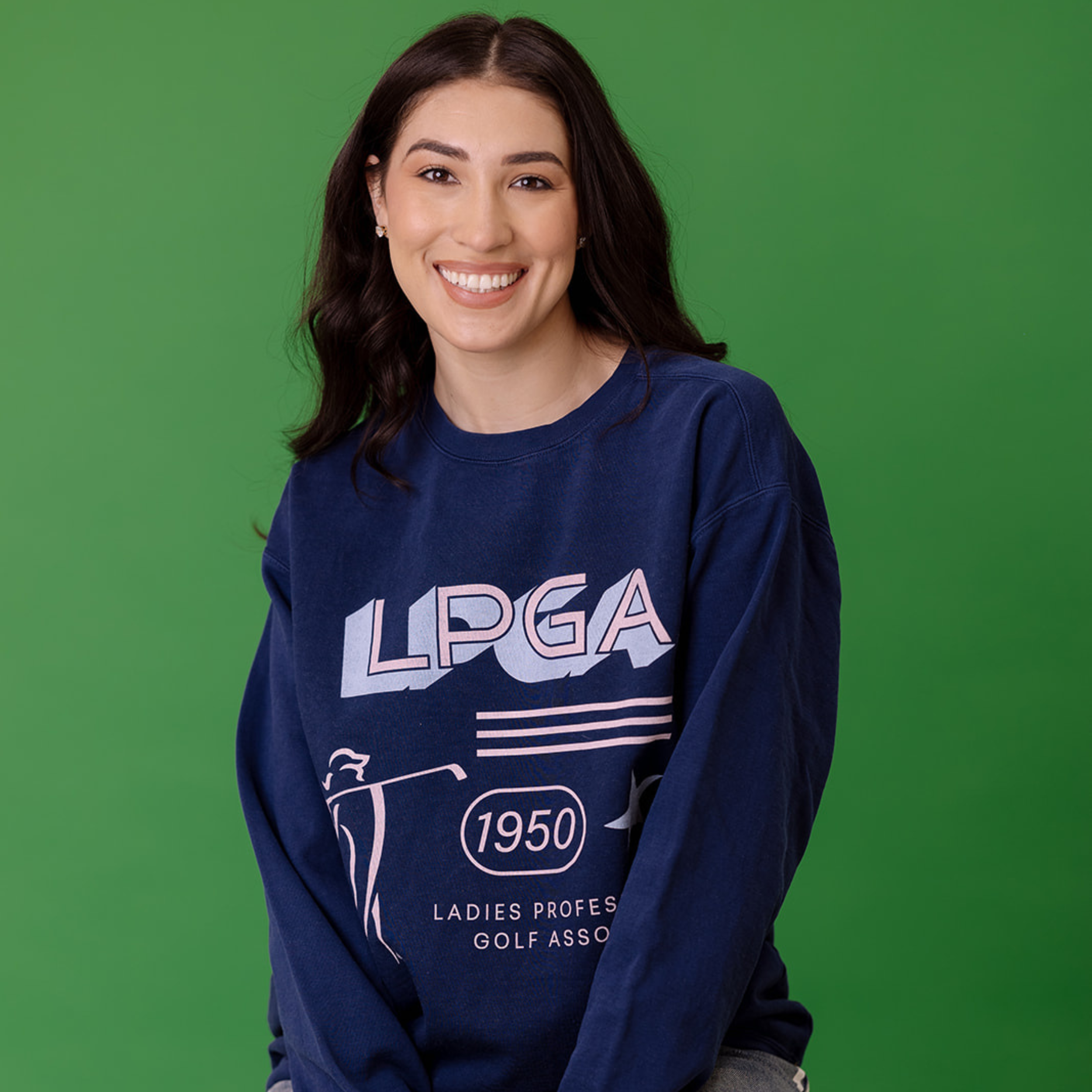 LPGA Retro Blue Crew
