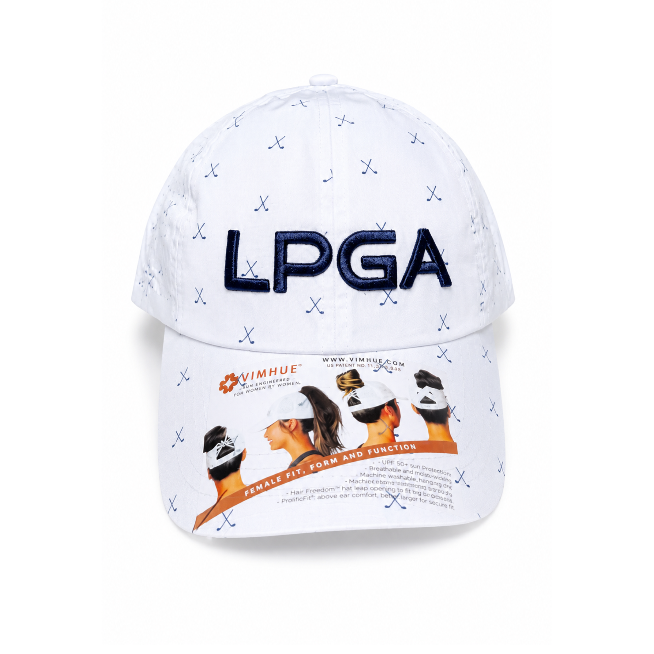 Crossed Clubs Ladies Hat