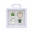 LPGA Logos 4 Pack Ball Marker Set