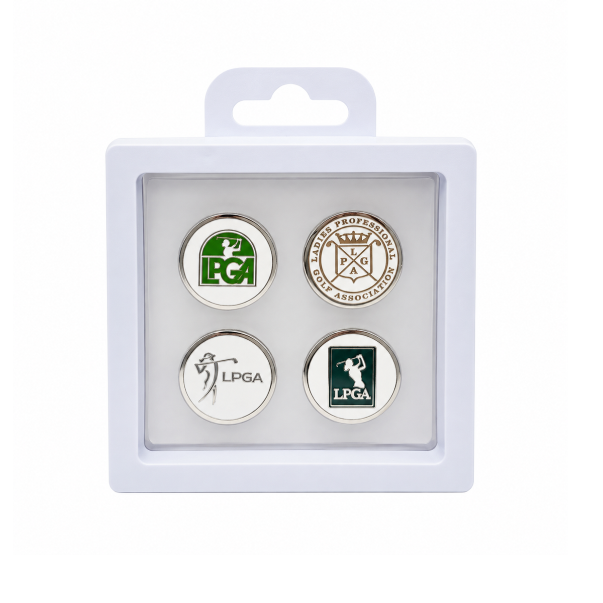 LPGA Logos 4 Pack Ball Marker Set